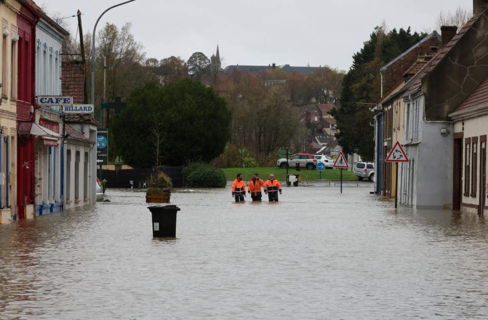 En images : le Pas-de-Calais inondé, record de pluie en France