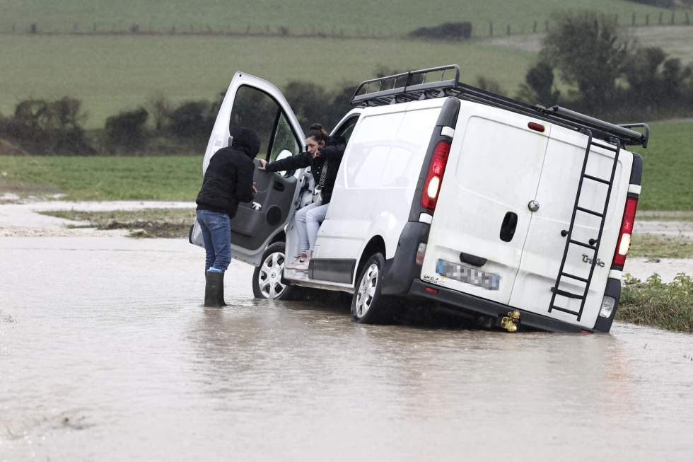 En images : le Pas-de-Calais inondé, record de pluie en France