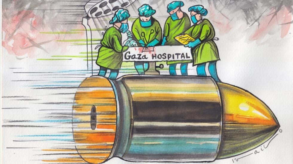 L'actu en dessin : l'hôpital Al-Chifa, victime de la guerre entre Israël et le Hamas