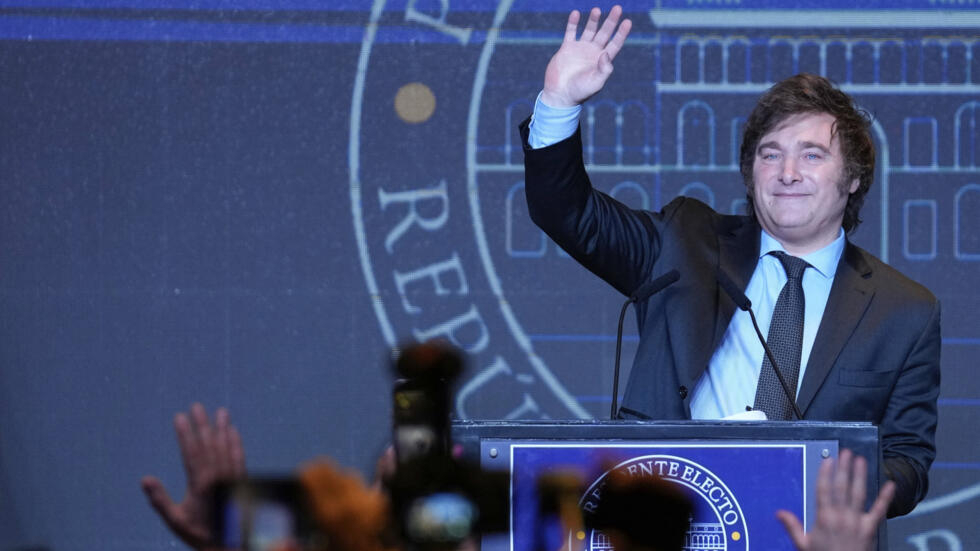 Le nouveau président argentin Javier Milei promet "la fin de la décadence" Le nouveau président argentin Javier Milei promet "la fin de la décadence"