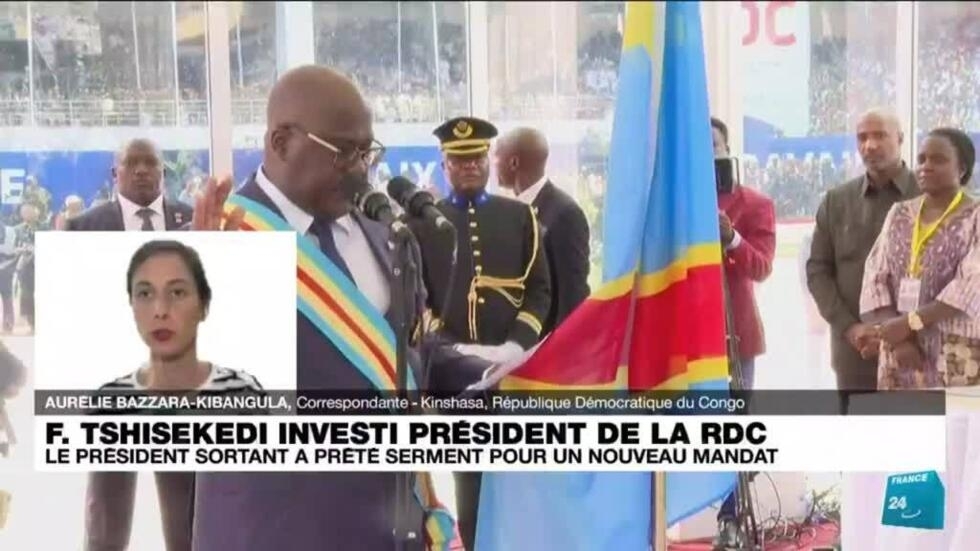 En RD Congo, le président Félix Tshisekedi prête serment pour un second mandat