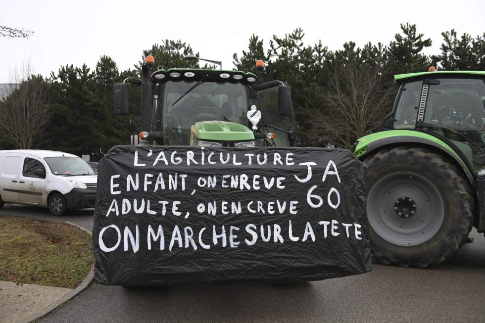 Autoroutes bloquées et manifestations : la grogne des agriculteurs se propage en Europe