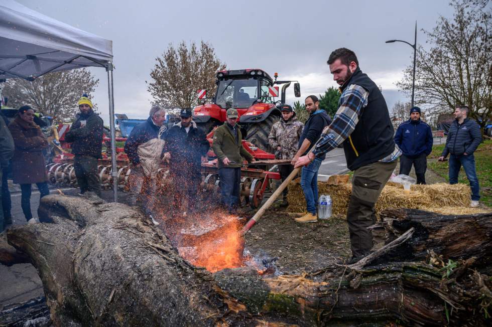 Autoroutes bloquées et manifestations : la grogne des agriculteurs se propage en Europe