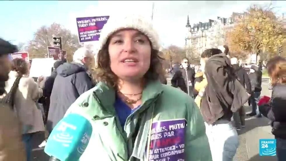 Violences faites aux femmes : en France, des manifestations pour réclamer plus de moyens Violences faites aux femmes : en France, des manifestations pour réclamer plus de moyens