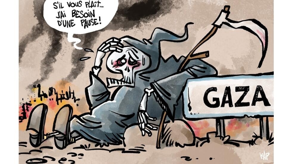 L'actu en dessin : seize semaines de guerre à Gaza