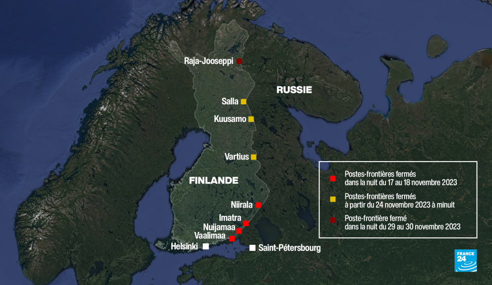 Fermeture de la frontière finlandaise : "La machine de propagande russe veut créer de l'angoisse"