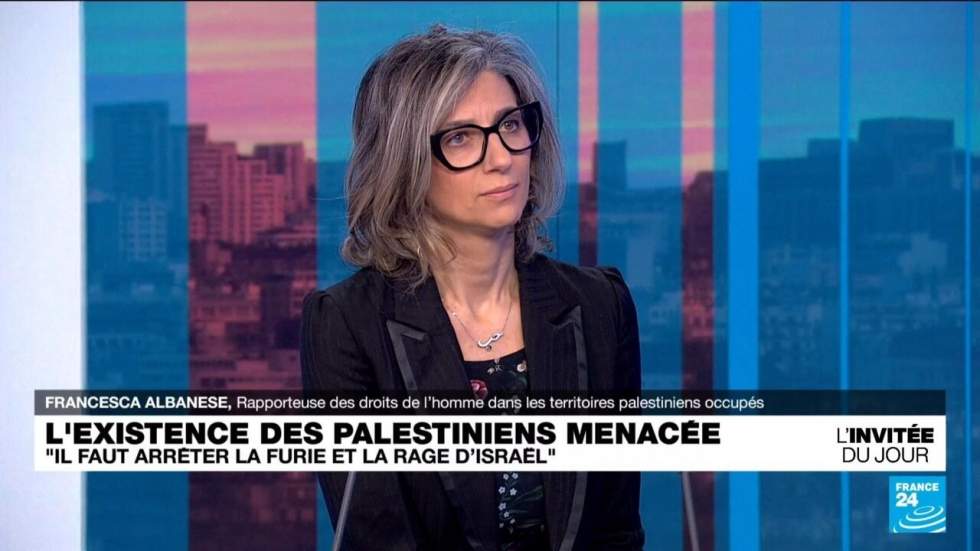 Francesca Albanese, rapporteuse spéciale de l’ONU : "L’opération israélienne à Gaza est criminelle"