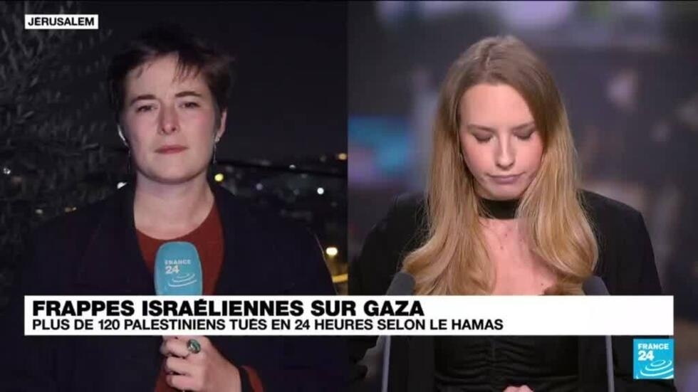 De nouvelles frappes israéliennes à Gaza, plus de 120 Palestiniens tués en 24 heures