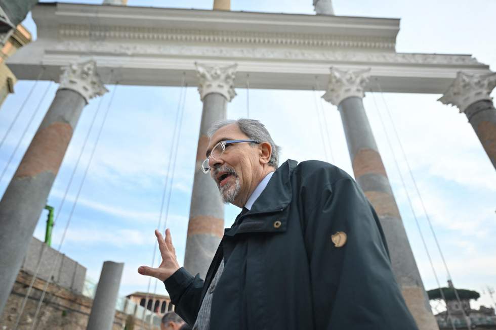 À Rome, la renaissance de l'imposante colonnade de la basilique de Trajan