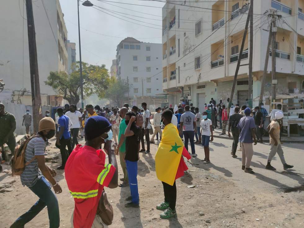 Sénégal : échauffourées et slogans anti Macky Sall à Dakar Sénégal : échauffourées et slogans anti Macky Sall à Dakar