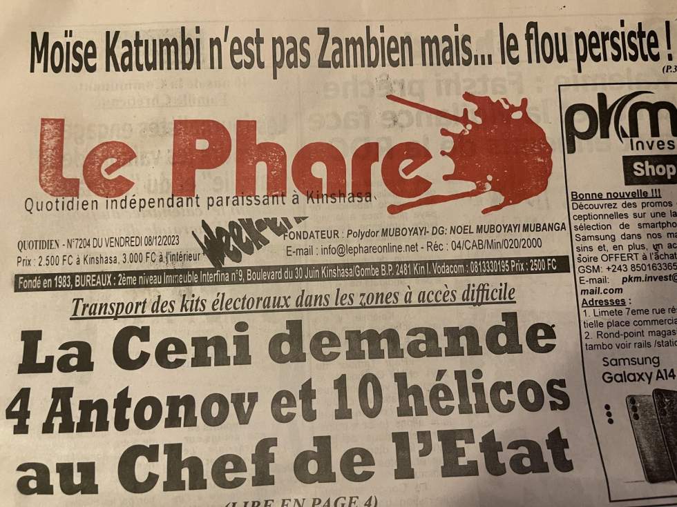 Présidentielle en RD Congo : la transparence, clé de la confiance Présidentielle en RD Congo : la transparence, clé de la confiance