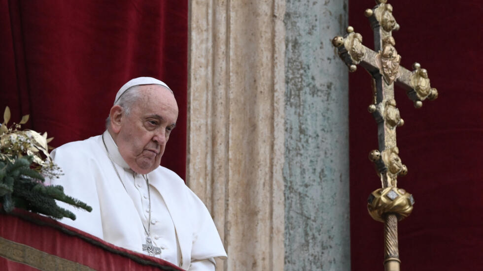 Le pape dénonce les "massacres d’innocents dans le monde" et réclame un cessez-le-feu à Gaza