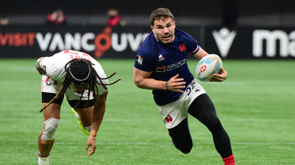 Première réussie pour Antoine Dupont avec l'équipe de France de rugby à VII