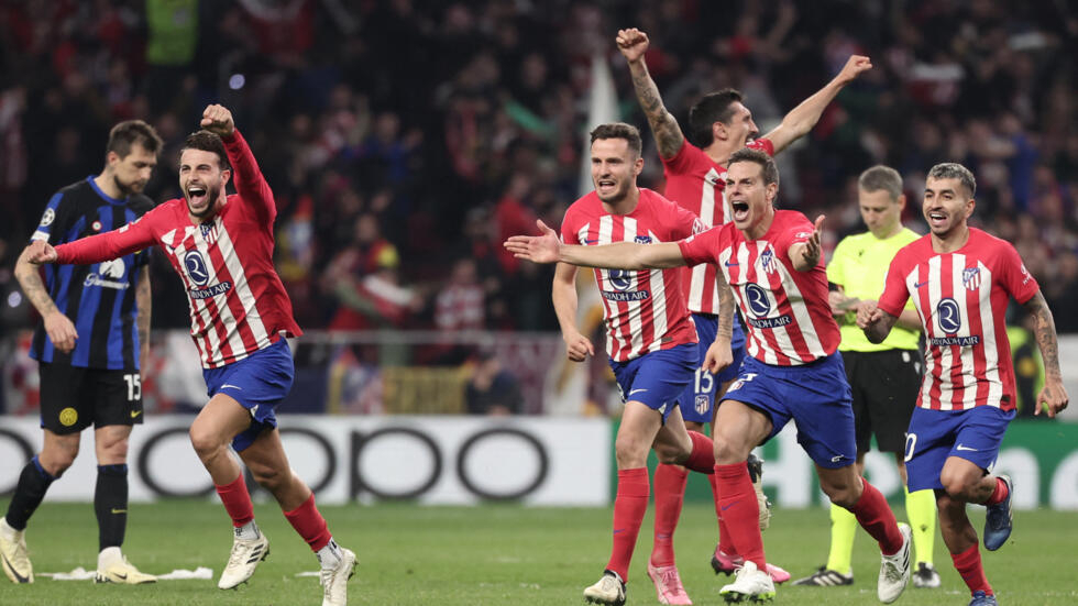 Ligue des champions : l'Atlético Madrid élimine l'Inter Milan et se hisse en quarts de finale