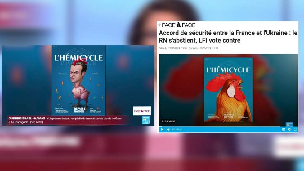 Fausse Une caricaturant Macron : un extrait retouché de France 24 diffusé par des canaux pro-russes