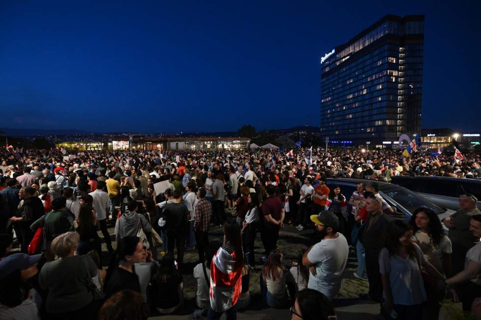 Des milliers de Géorgiens à nouveau rassemblés à Tbilissi contre la loi sur "l'influence étrangère"