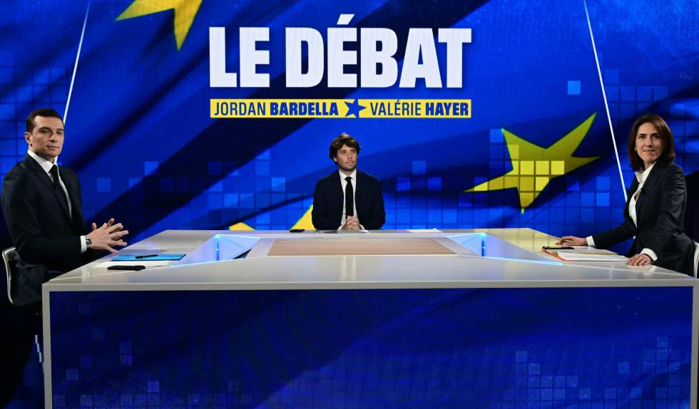 Européennes : Bardella au centre des critiques lors d'un débat avec les sept principaux candidats Européennes : Bardella au centre des critiques lors d'un débat avec les sept principaux candidats