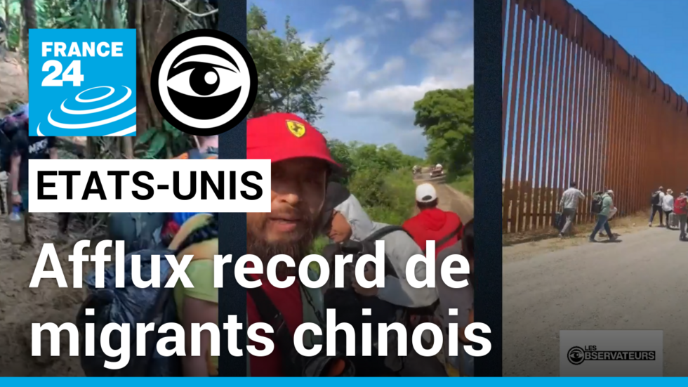 Aux États-Unis, le nombre de migrants chinois entrés illégalement explose Aux États-Unis, le nombre de migrants chinois entrés illégalement explose