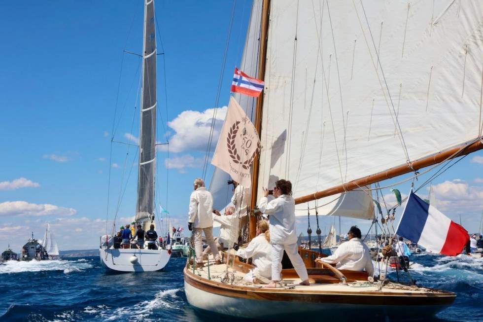 JO 2024 : "Dans cette parade, on avait un symbole du passé, le Belem, et les jeunes, donc l'avenir"