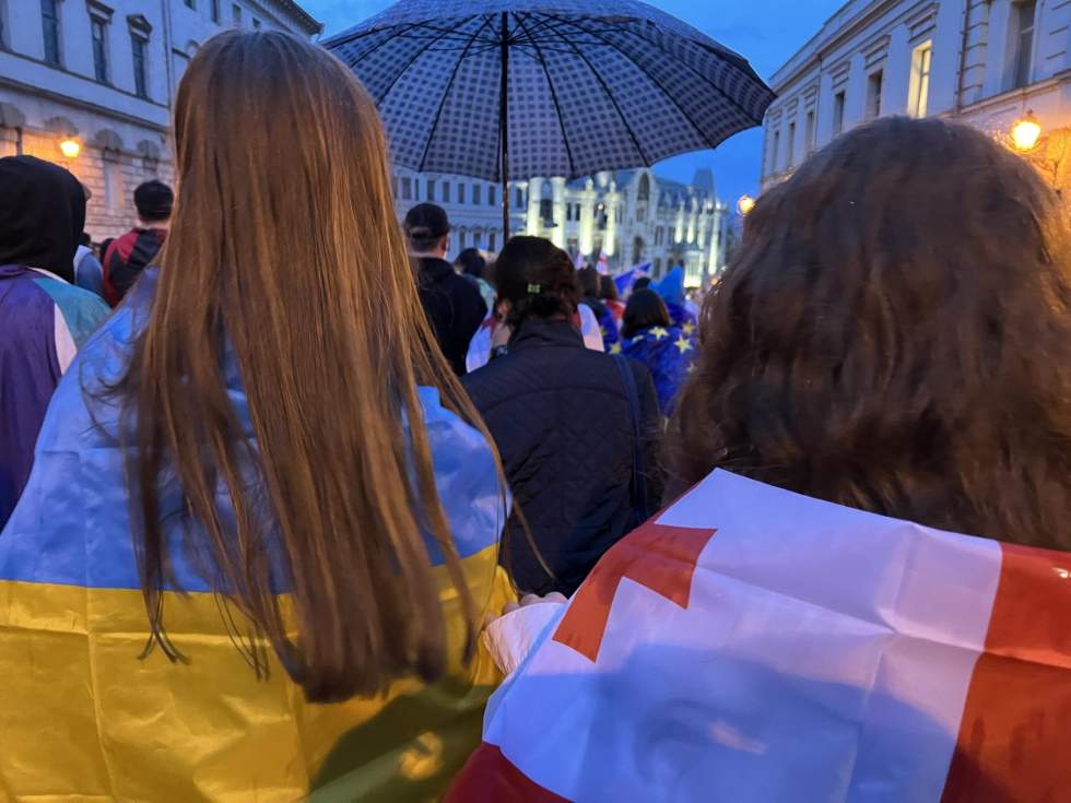 Manifestations en Géorgie : "Je n’ai pas peur, je reviendrai tant que la loi russe ne sera pas rejetée"