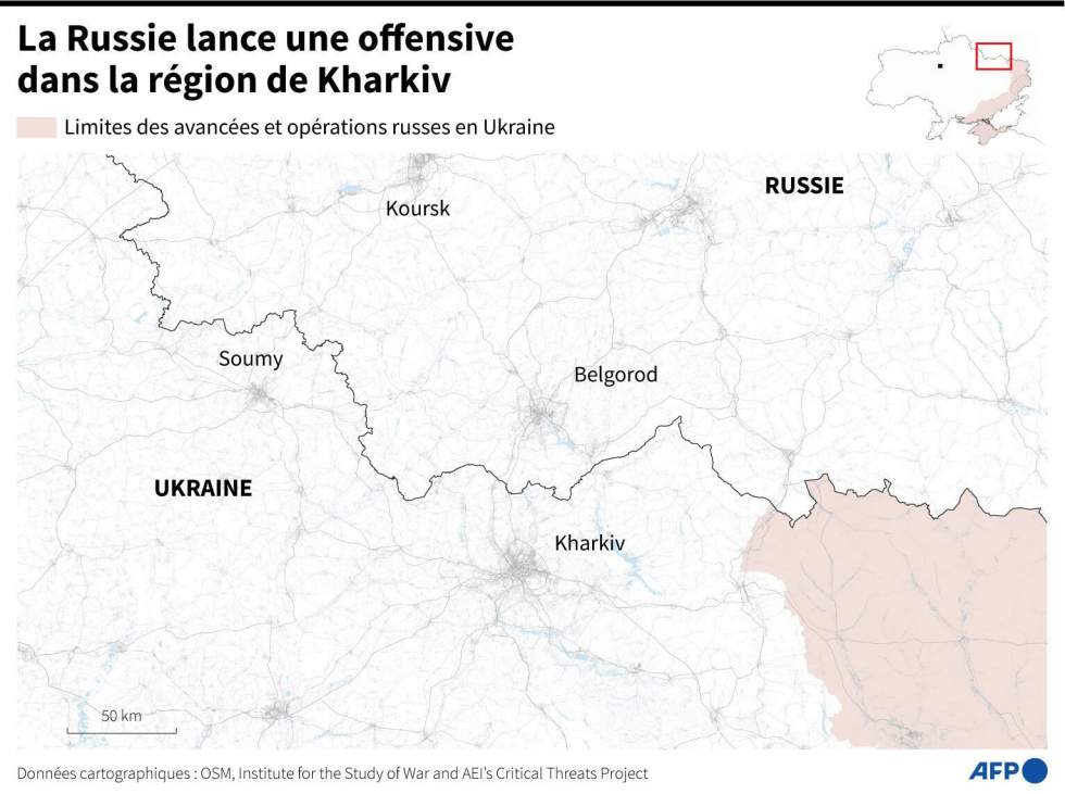 Guerre en Ukraine : la Russie poursuit son avancée dans la région de Kharkiv