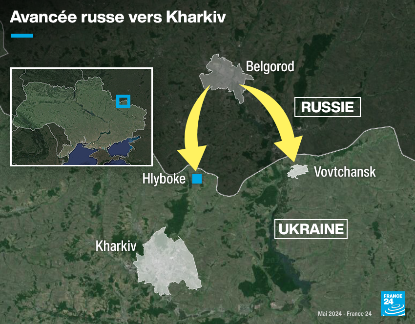 Avancées russes en Ukraine : Kharkiv, si loin, si proche