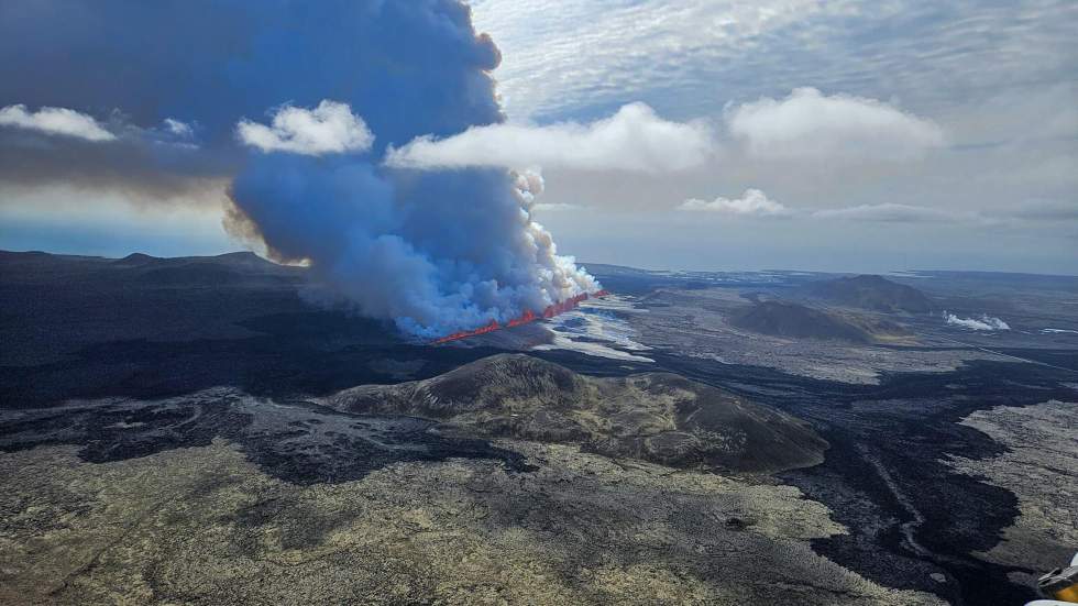 Islande : une nouvelle éruption volcanique sur la péninsule de Reykjanes