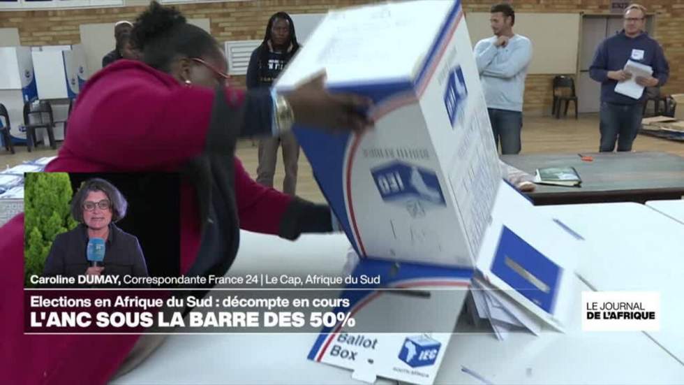 L'ANC sous la barre des 50%, l'Afrique du Sud se dirige vers une coalition L'ANC sous la barre des 50%, l'Afrique du Sud se dirige vers une coalition