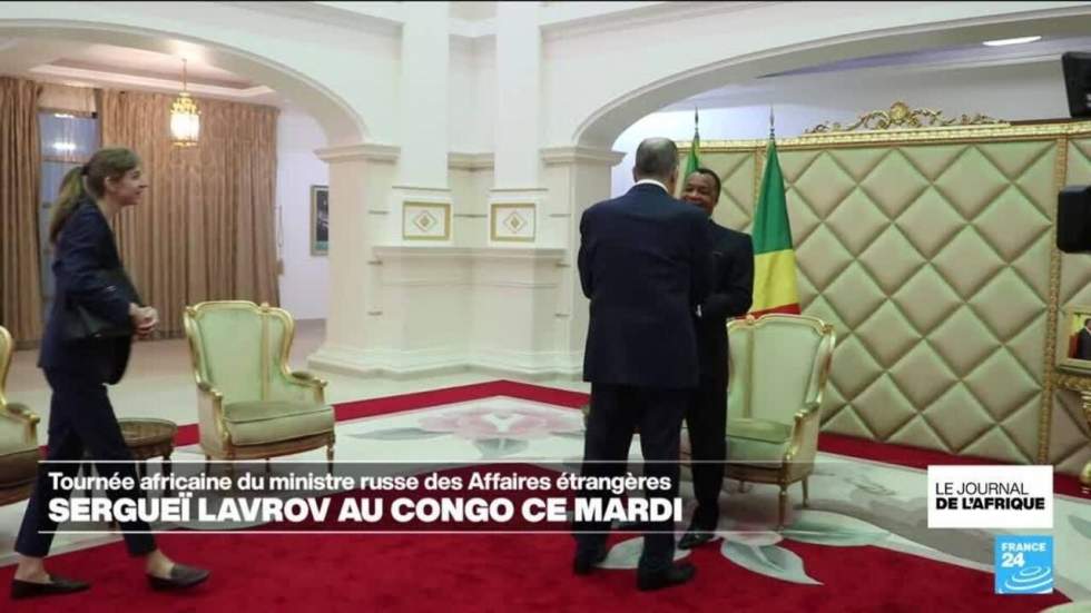 Sergueï Lavrov poursuit sa tournée africaine en République du Congo