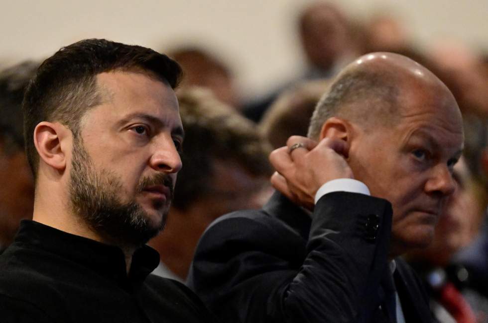 Depuis Berlin, Volodymyr Zelensky met en garde l'Europe contre la rhétorique prorusse
