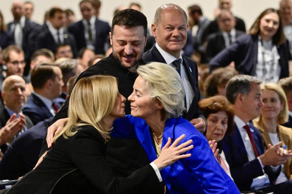 Depuis Berlin, Volodymyr Zelensky met en garde l'Europe contre la rhétorique prorusse