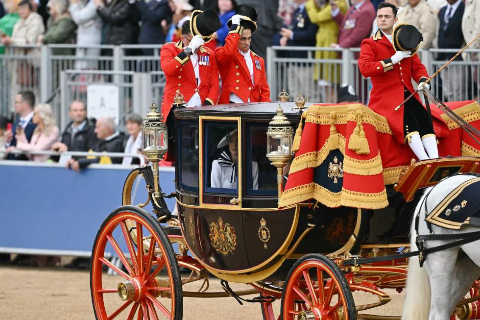 La princesse Kate fait son retour en public à la parade d'anniversaire de Charles III