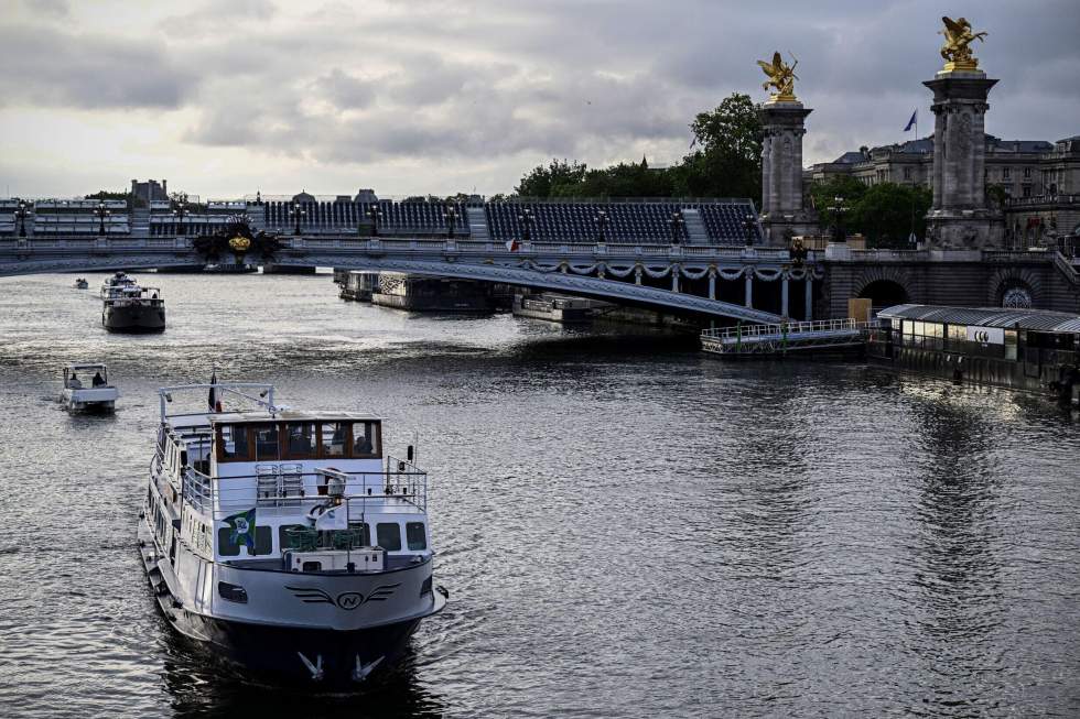 Cérémonie des JO-2024 : un test sur la Seine avec une cinquantaine de bateaux