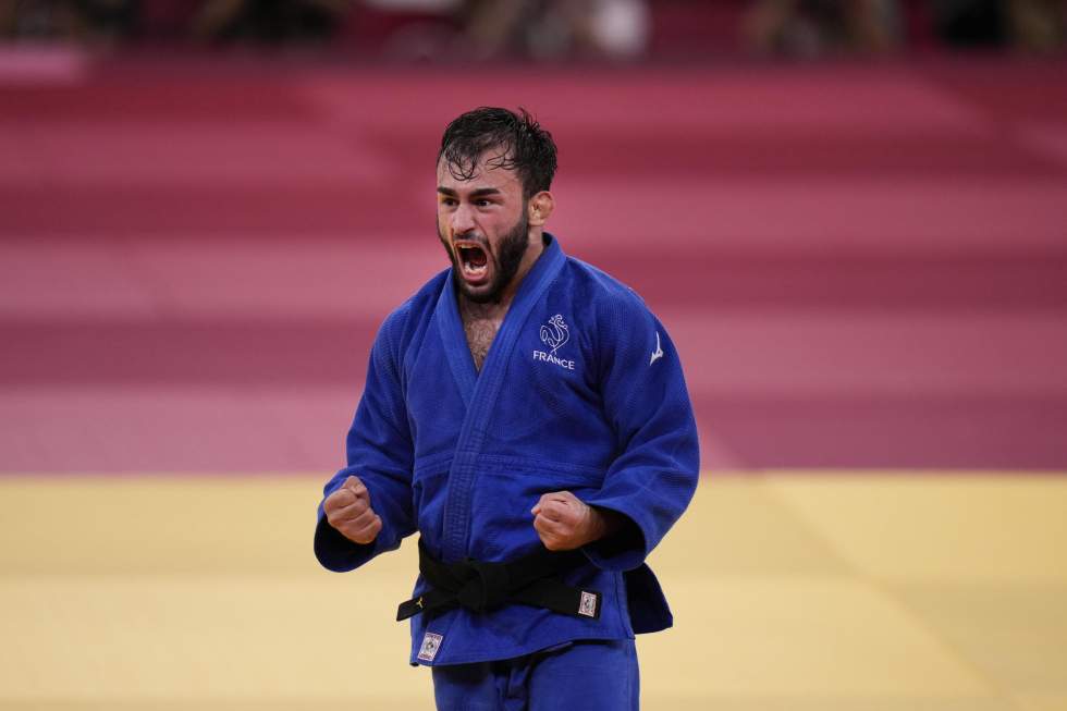 Pour le judoka franco-géorgien Luka Mkheidze, "sur les tatamis, peu importe nos origines"