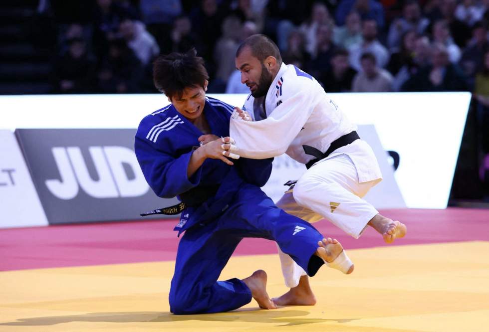 Pour le judoka franco-géorgien Luka Mkheidze, "sur les tatamis, peu importe nos origines"