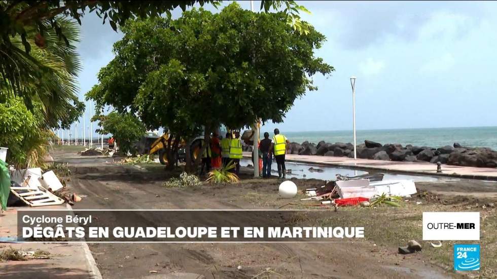 Les îles du sud des Caraïbes ravagées par l'ouragan Béryl