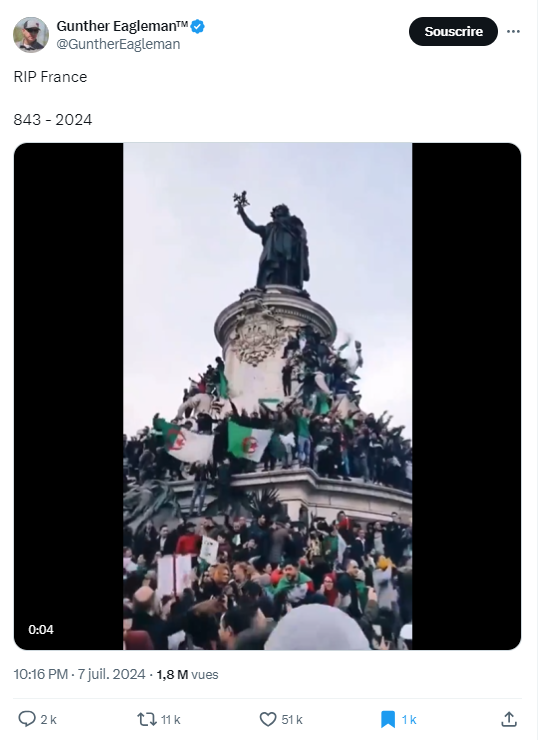 Drapeaux palestiniens, débordements… Non, ces images n’ont pas été prises au soir du second tour des législatives