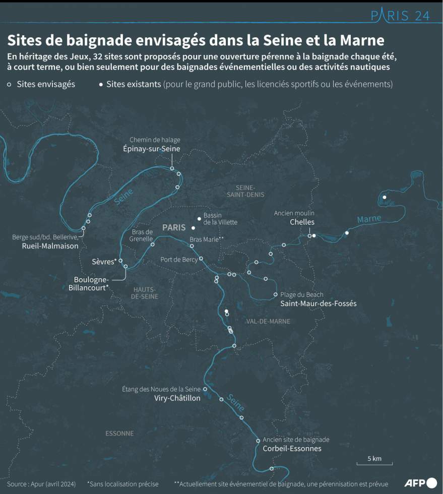 JO-2024 : la Seine reste conforme aux standards de baignade