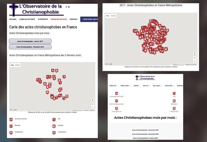 Rumeurs "christianophobes" après l’incendie de la cathédrale de Rouen : attention à cette carte ancienne et peu fiable