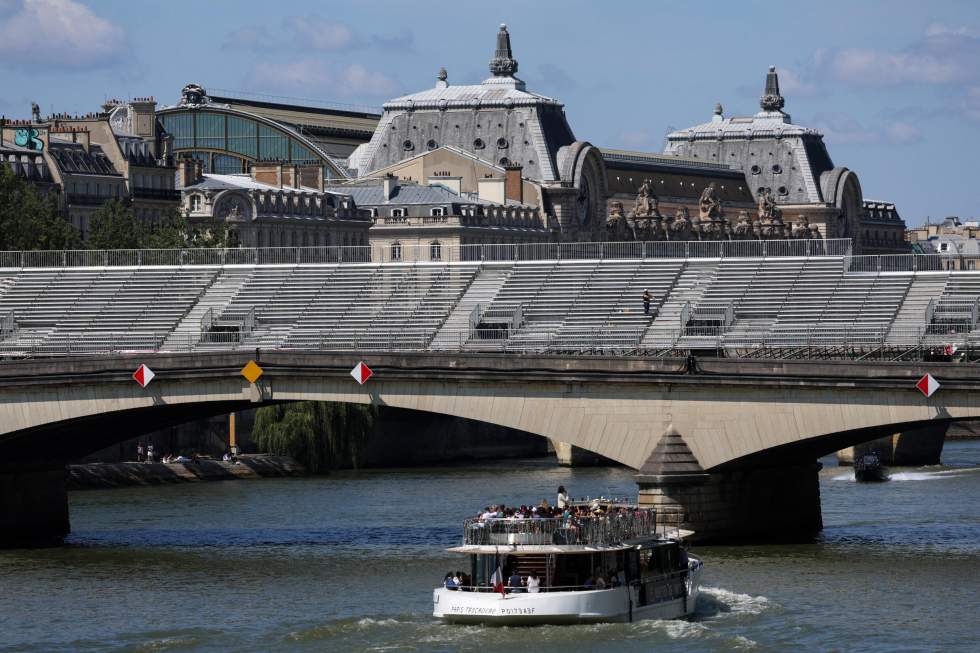 En images : Paris peaufine ses derniers préparatifs à deux jours de l'ouverture des JO 2024