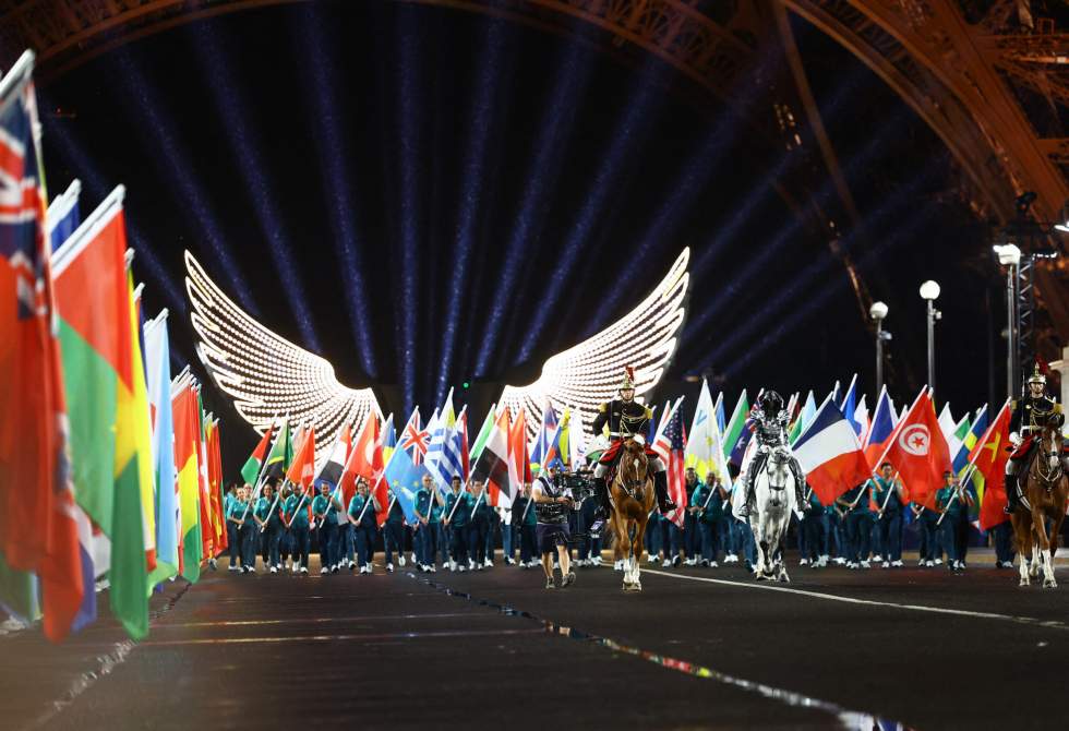 En images : les grands moments de la cérémonie d'ouverture des JO 2024 à Paris En images : les grands moments de la cérémonie d'ouverture des JO 2024 à Paris