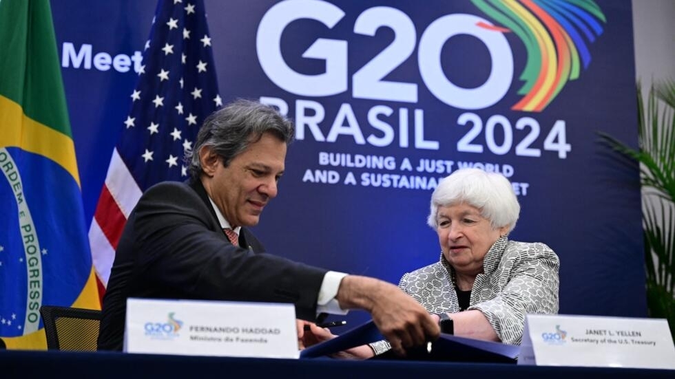 À Rio, le G20 s'engage à "coopérer" pour taxer les super-riches