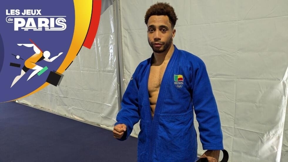 JO 2024 : "Je suis en paix mais il y a de la déception", réagit le judoka béninois Valentin Houinato