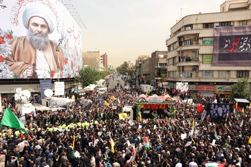 Iran : une foule aux funérailles du chef du Hamas et des appels à la vengeance contre Israël