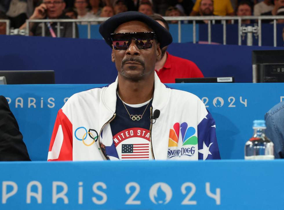 En images : le rappeur américain Snoop Dog vit sa meilleure vie aux JO 2024 de Paris