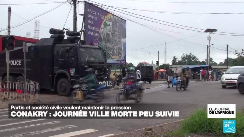 Guinée : l'appel à la ville morte peu suivi à Conakry