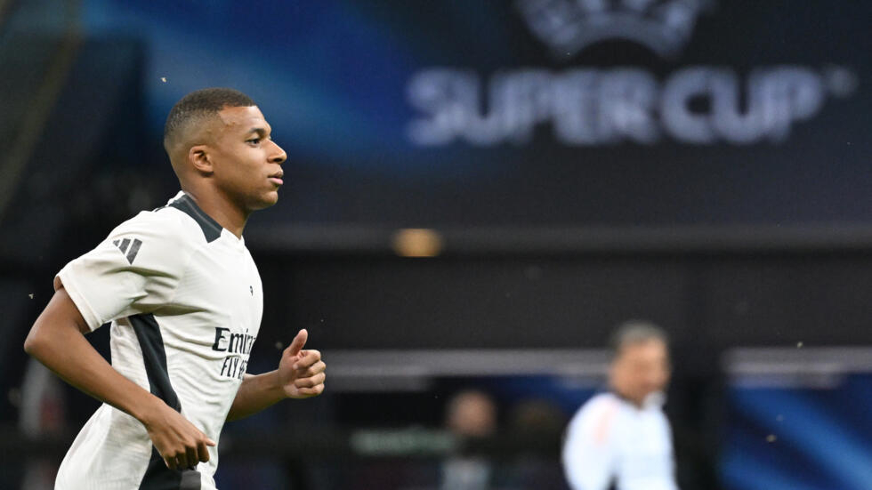 Finale de la Supercoupe d'Europe : Kylian Mbappé débute sa quête de trophées au Real Madrid