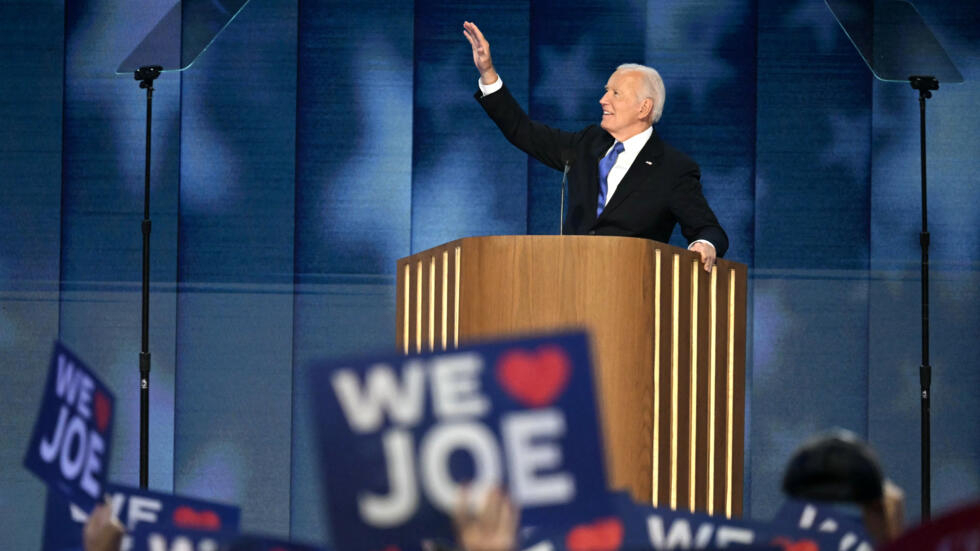 Convention démocrate, jour 1 : ovationné, Joe Biden passe le témoin à Kamala Harris Convention démocrate, jour 1 : ovationné, Joe Biden passe le témoin à Kamala Harris