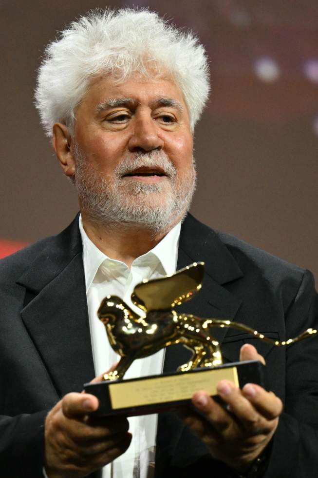 Pedro Almodovar obtient le Lion d'or à Venise pour un film sur le suicide assisté
