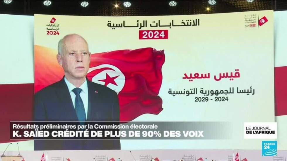 Tunisie : Kaïs Saïed réélu avec 90,7 % des voix, selon les résultats officiels